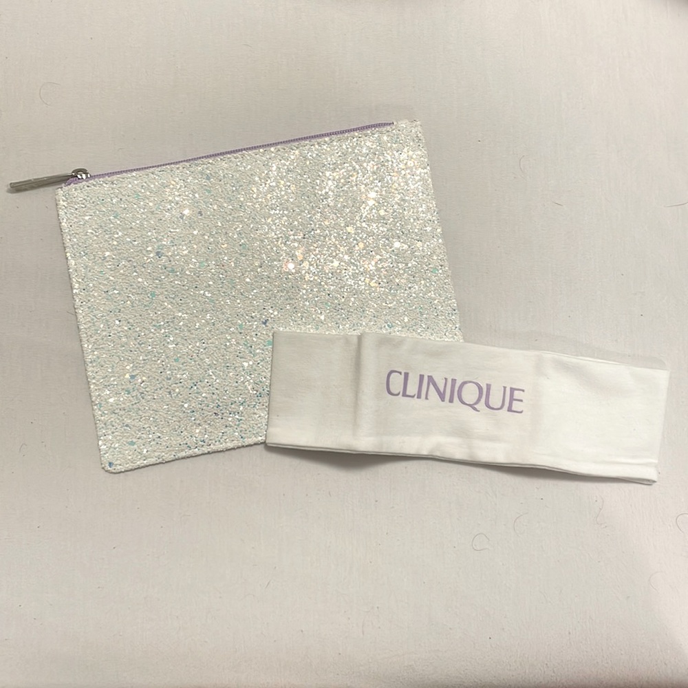 Clinique Makeup Pouch + Headband